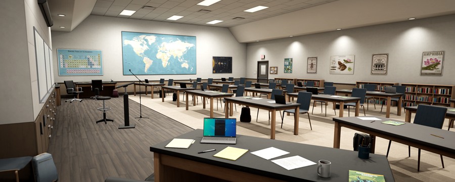 Classroom venue in Ovation