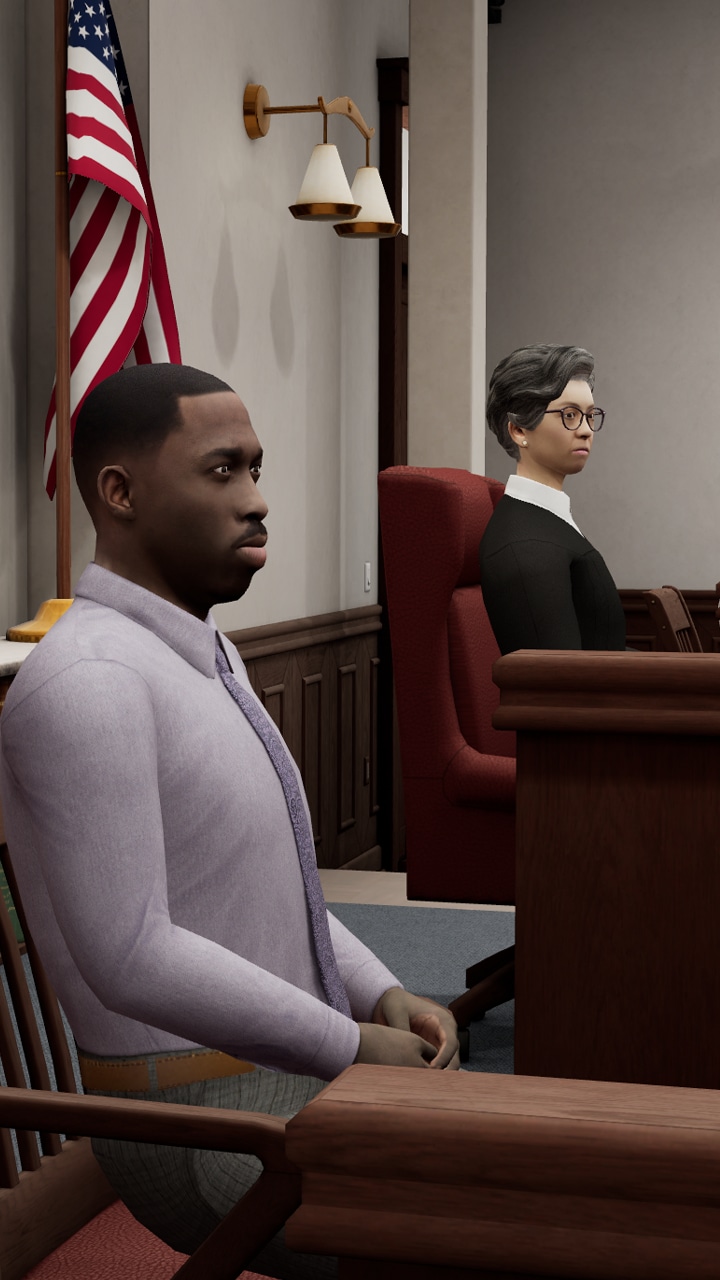 Legal witness examination practice scenario