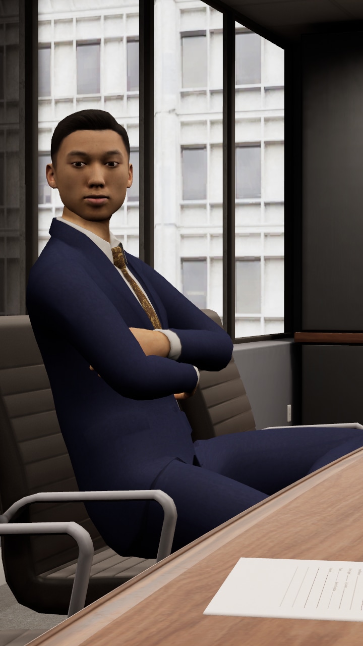 Business interview practice scenario