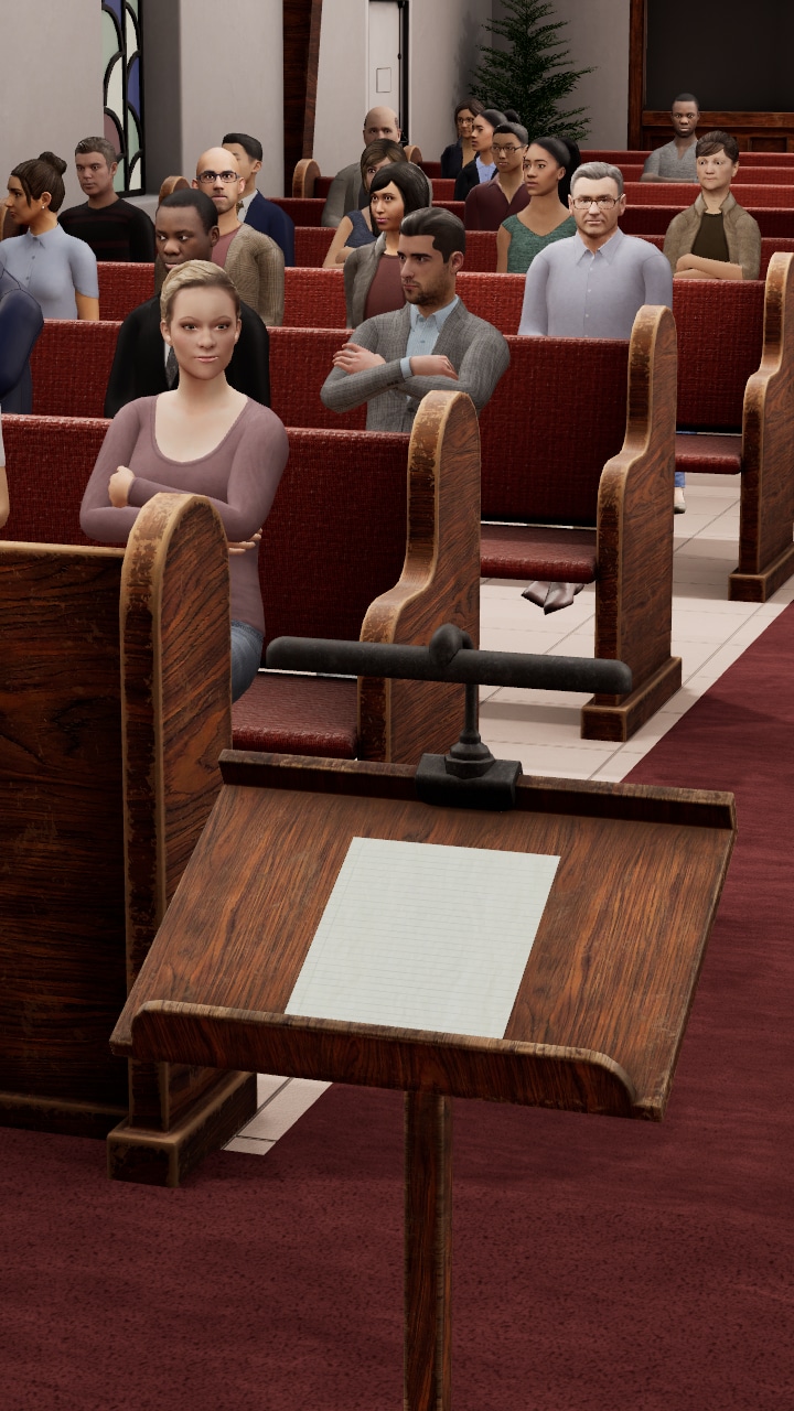 Sermon scenario in Ovation