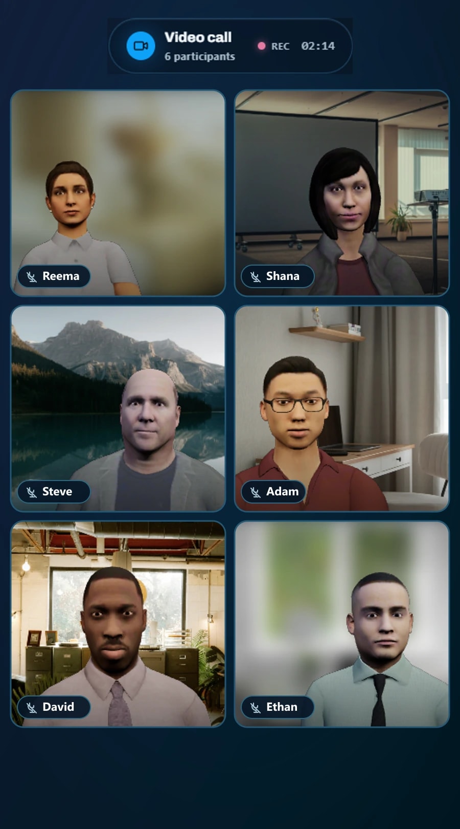 Video Call scenario in Ovation
